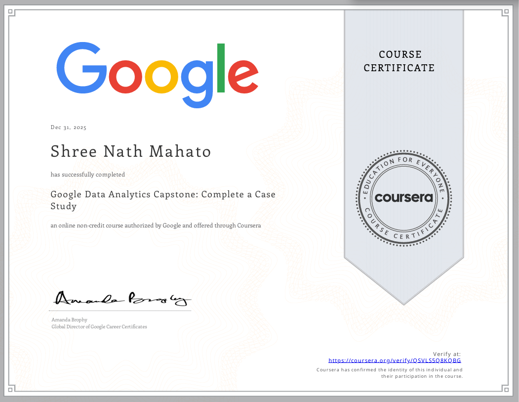Google Data Analytics Capstone